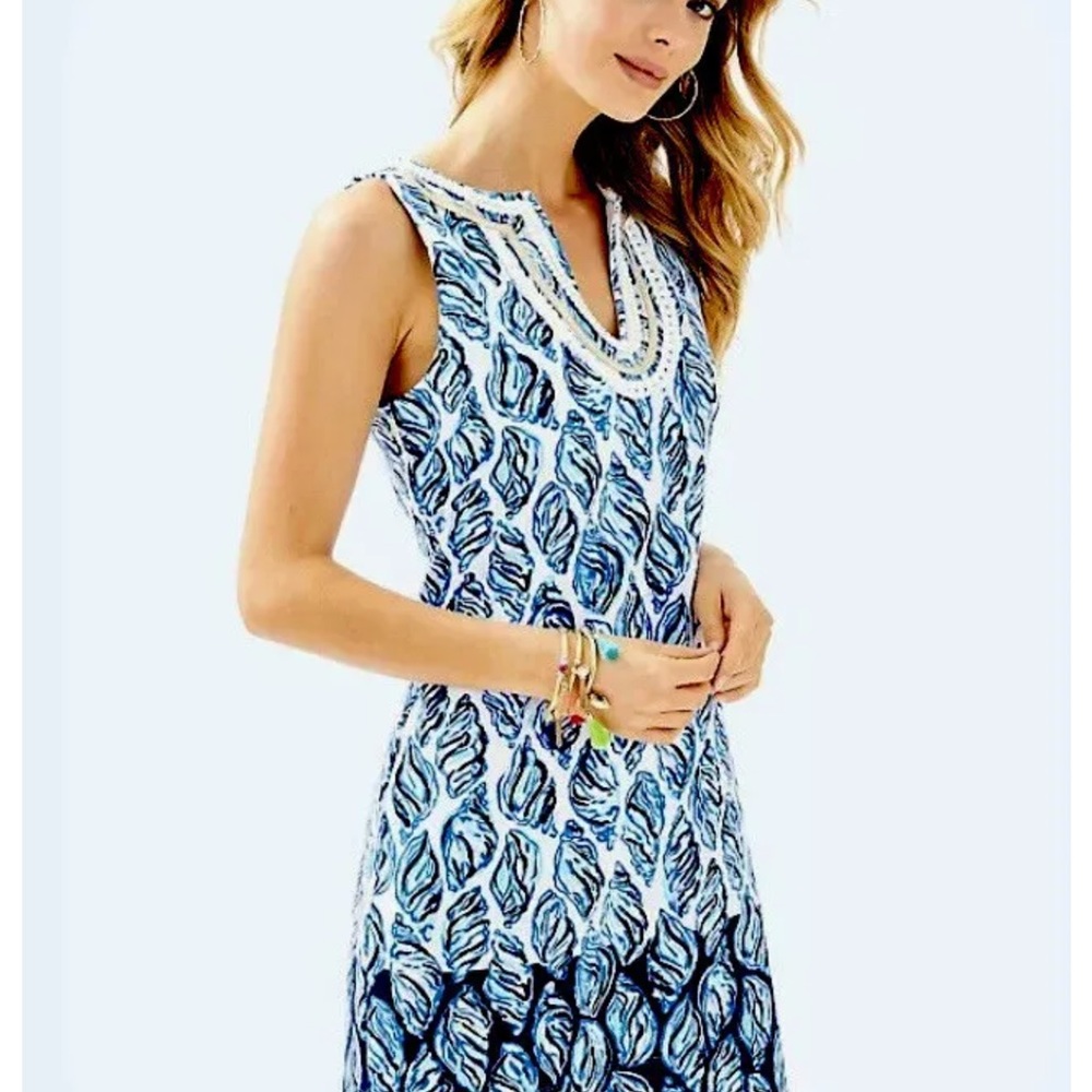 Lilly Pulitzer NWT Harper Shift Dress Drop In Engineered $148 Size XXS